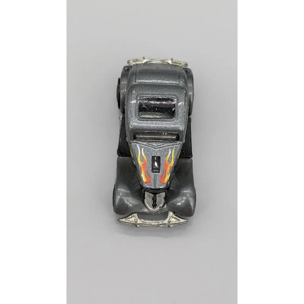 Mattel 1979 Vintage Hot Wheels 34 Ford Coupe Gray With Flames 1:64 Diecast Car